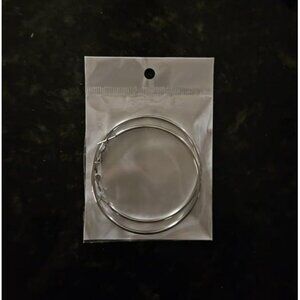 New 4 Pairs Silver Gold Hoop Earrings for Women | 14K Gold Plated Hoop Earring